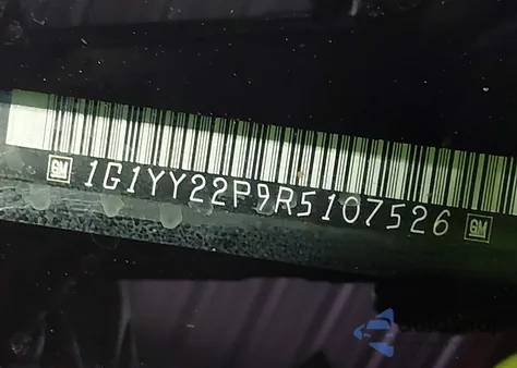 1994 Chevrolet Corvette z USA, uszkodzony, nr VIN 1G1YY22P9R5107526